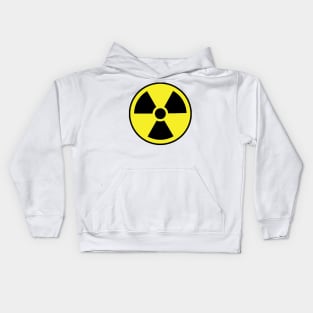 Radiation warning symbol Kids Hoodie